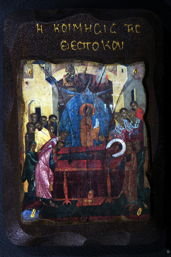 Успение Пресвятой Богородицы Монастырь Панагия-Хрисокеллитисса сувенирная икона