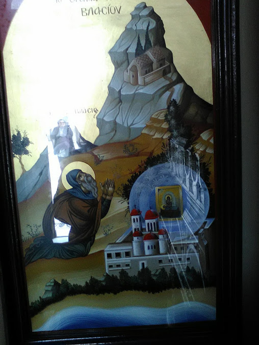 явление иконы Успения Власиосу Монастырь Панагии Одигитрии, Монастырь Гонья, Мони-Гония