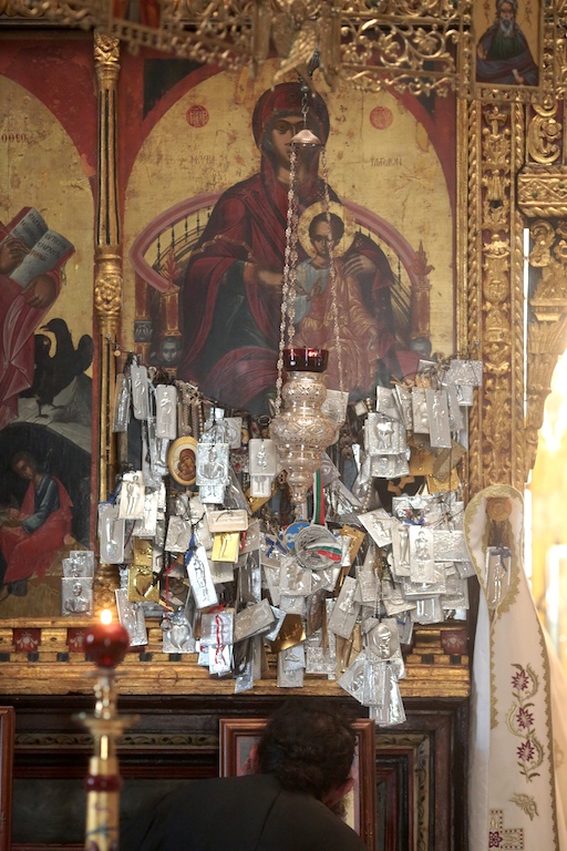 Божия Матерь На Престоле Монастырь Панагии Одигитрии, Монастырь Гонья, Мони-Гония