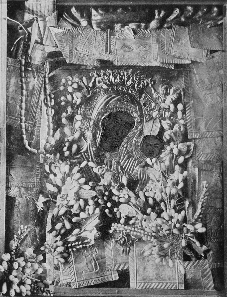 Икона Панагии из старого Парги, 1907 год